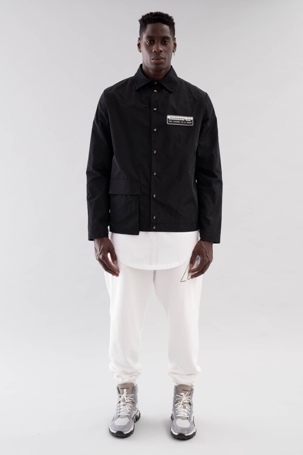 BLACK POCKET JACKET - Image 3