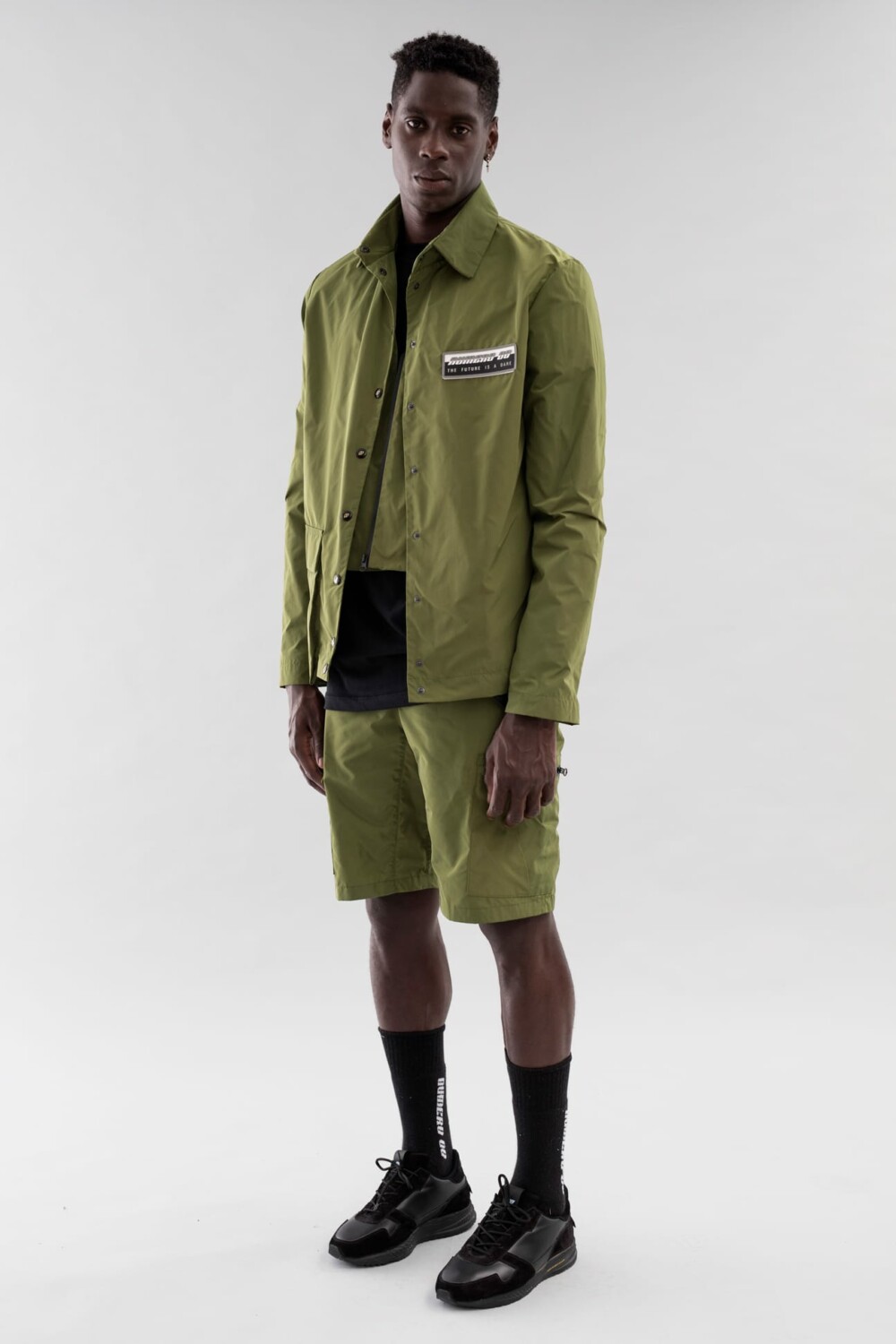 GREEN POCKET JACKET