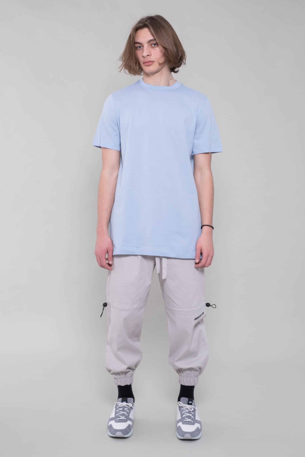 LIGHT BLUE BASIC TEE - Image 2